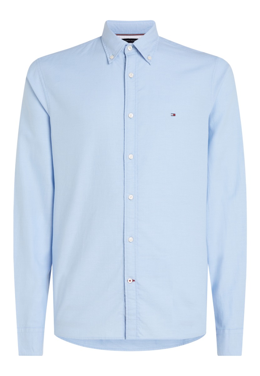 Tommy Hilfiger Overhemd Lichtblauw maat XXL lange mouw overhemden lichtblauw