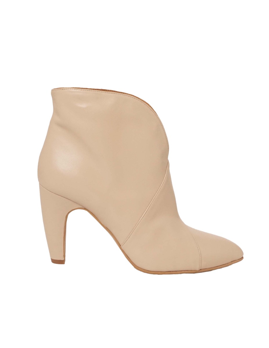 Laarzen Beige Tl-chiara enkellaarzen beige