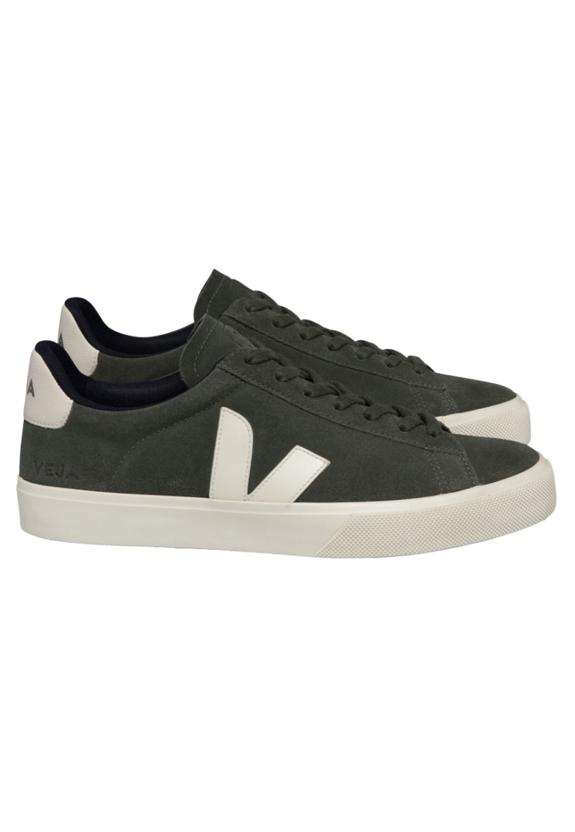 Veja Schoenen Groen maat 45 Campo suede sneakers groen