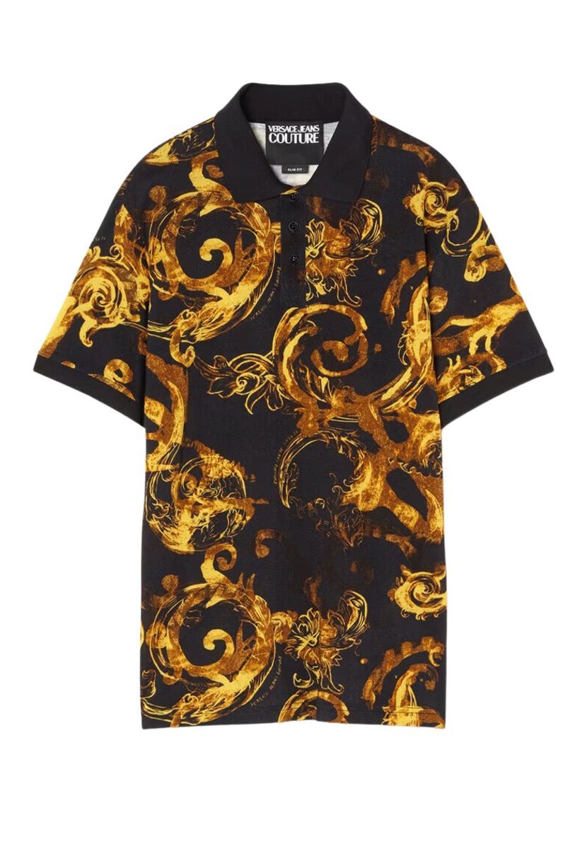 Versace Jeans Shirt Zwart maat S polos zwart