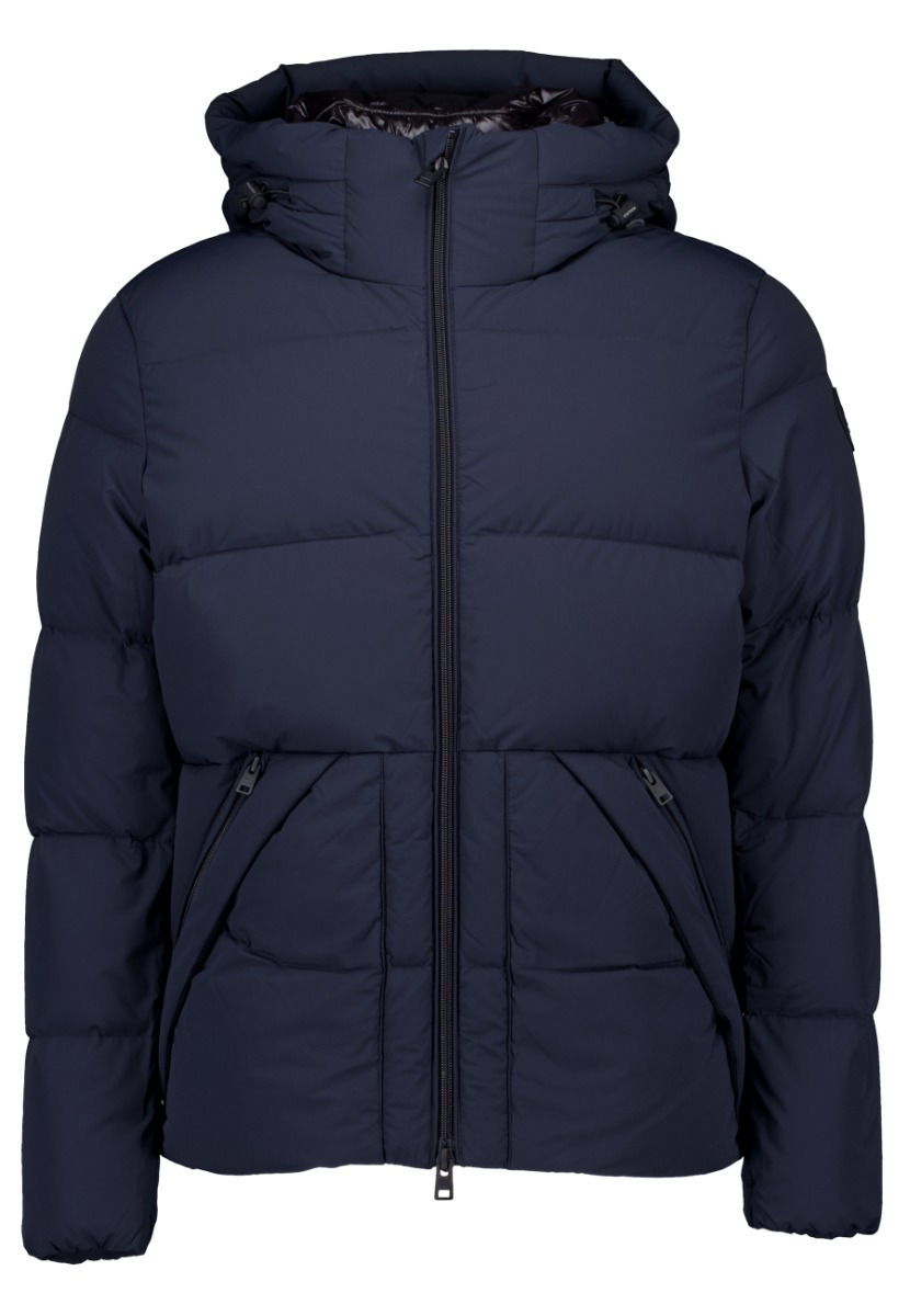 Woolrich Jas Donkerblauw Polyamide / Nylon maat L Sierra supreme gewatteerde jassen donkerblauw