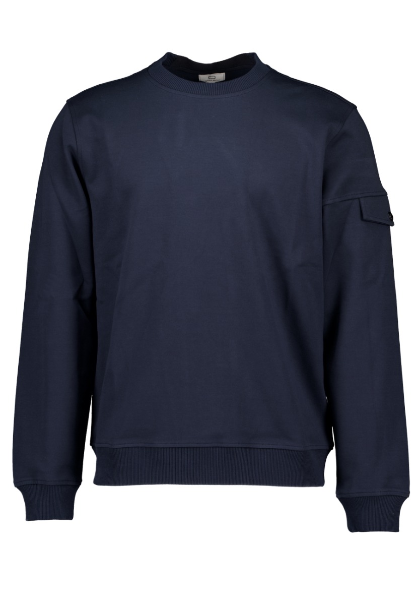Woolrich Trui Donkerblauw Katoen maat M Light fleece sweaters donkerblauw