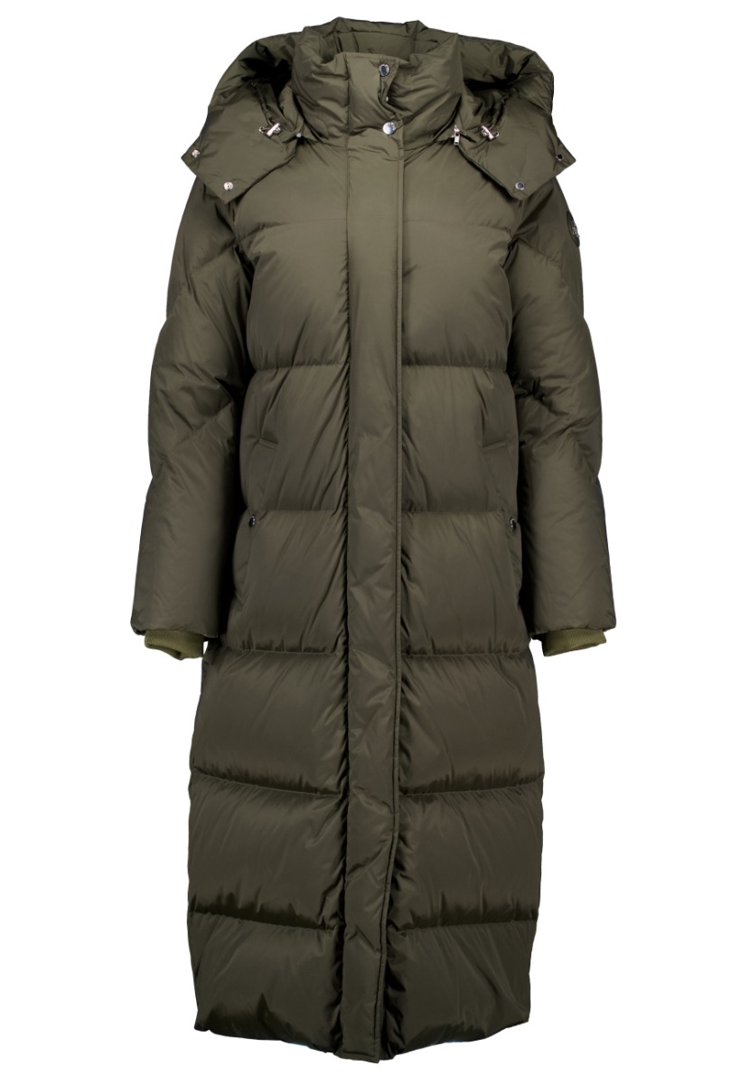 Woolrich Jas Donkergroen Polyamide / Nylon maat S Aurora long parka&apos;s donkergroen