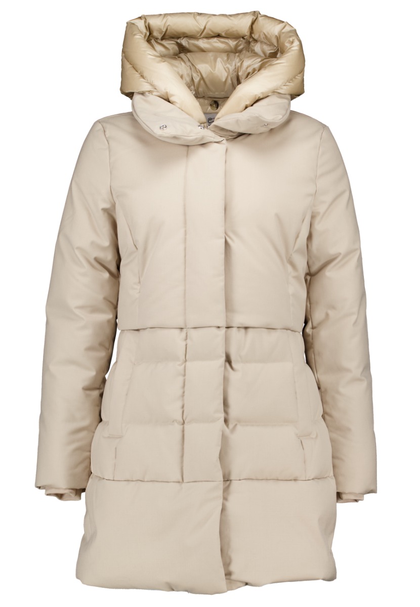 Woolrich Jas Zand Polyamide / Nylon maat XL Luxe puffy parka&apos;s zand